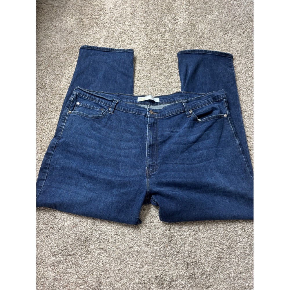 Signature by Levi Strauss Gold Label Athletic Fit Dark Wash Jeans 46x32 Mens